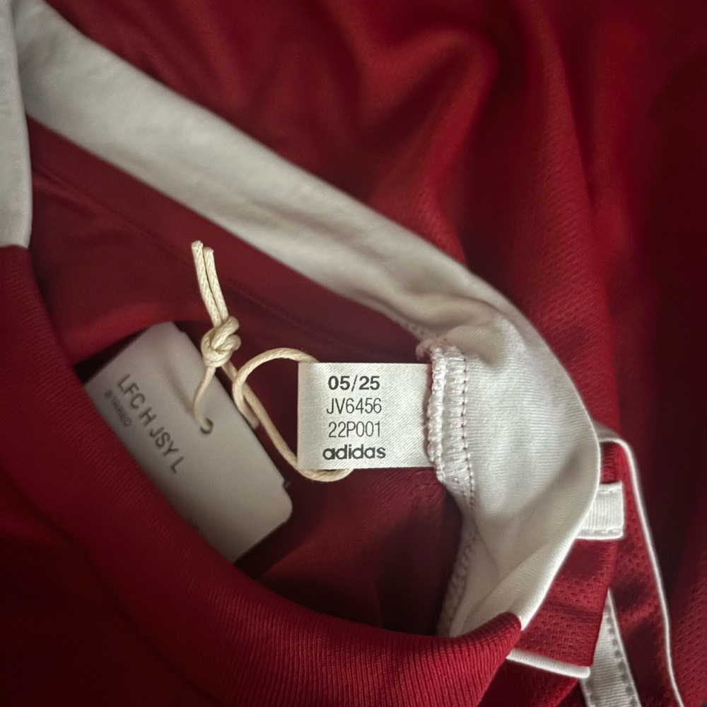 Liverpool FC 25/26 Longsleeve Home Jersey - Picture 7 of 7